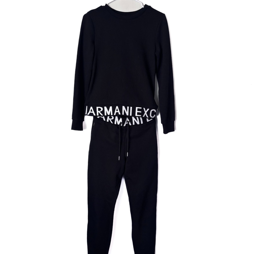 Armani Exchange Crewneck Sweatshirt Joggers Set - Picture 7 of 7